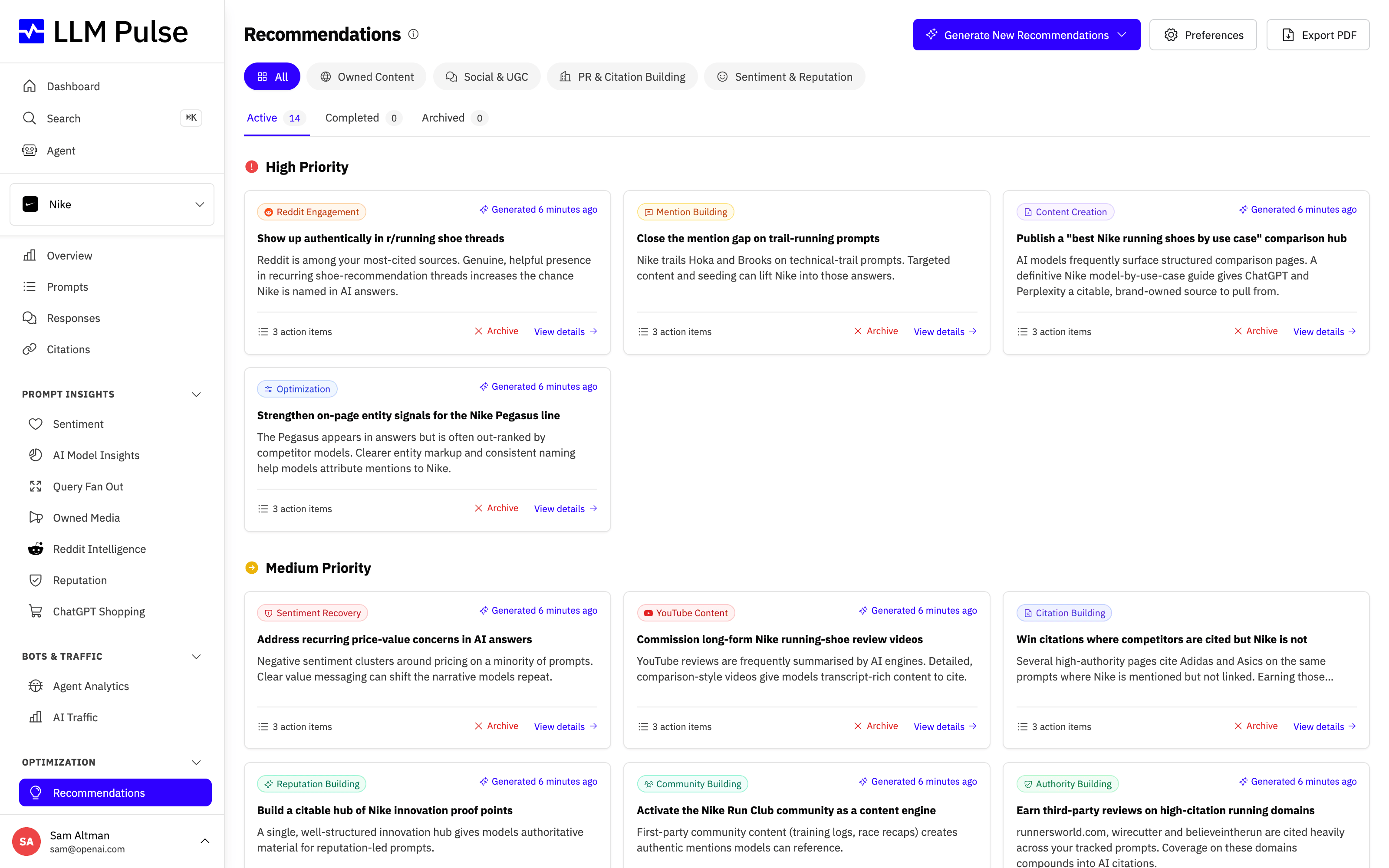 Content Recommendations