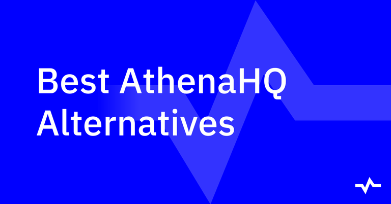 Title graphic reading “Best AthenaHQ Alternatives” on a blue background, introducing an article comparing alternatives to AthenaHQ.